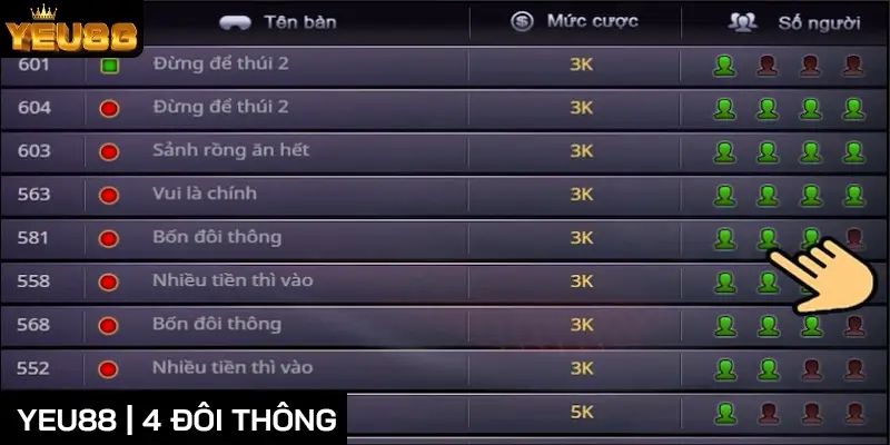 Tổng hợp các mẹo đánh 4 đôi thông