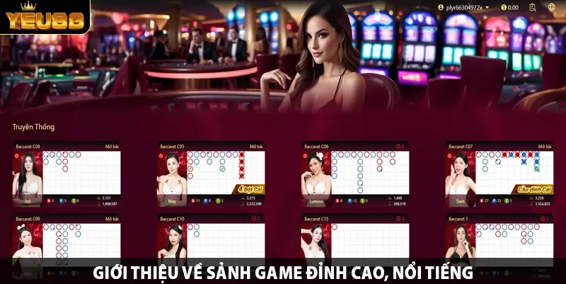 Giới thiệu về sảnh game đỉnh cao, nổi tiếng